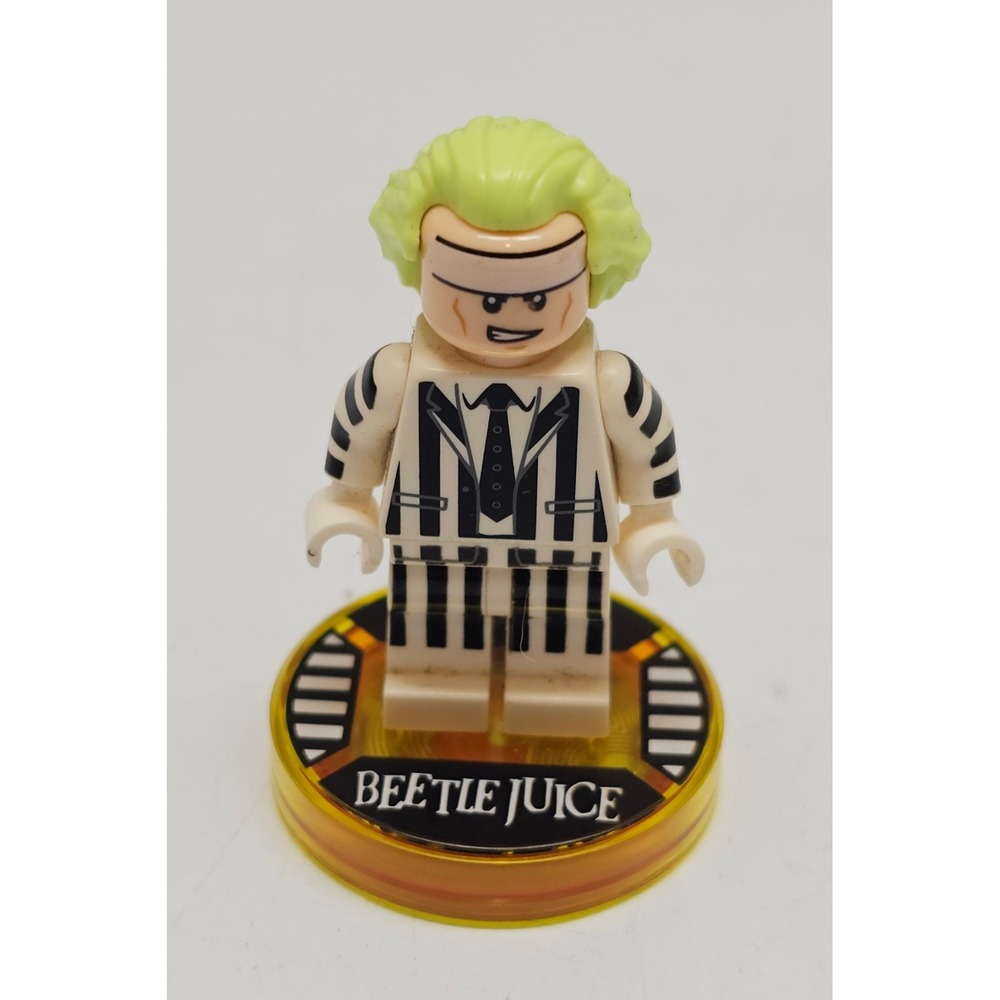 LEGO Dimensions Beetlejuice Minifigure and Toy Tag 71349 Fun Pack Striped Suit